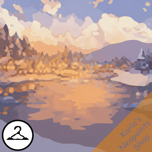 Premium Collectible: Scenic Outdoor Ice Rink Background