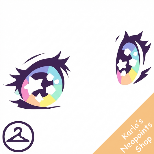 Premium Collectible: Kawaii Rainbow Contacts