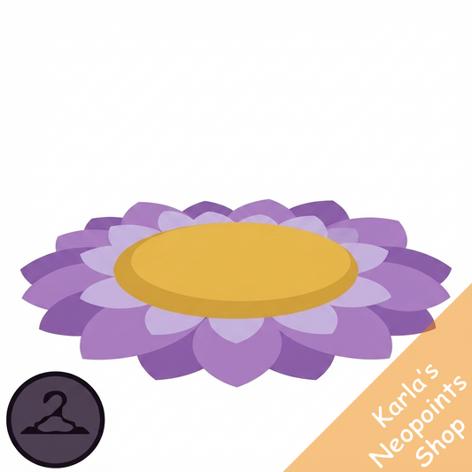 Premium Collectible: Oversized Flower Rug