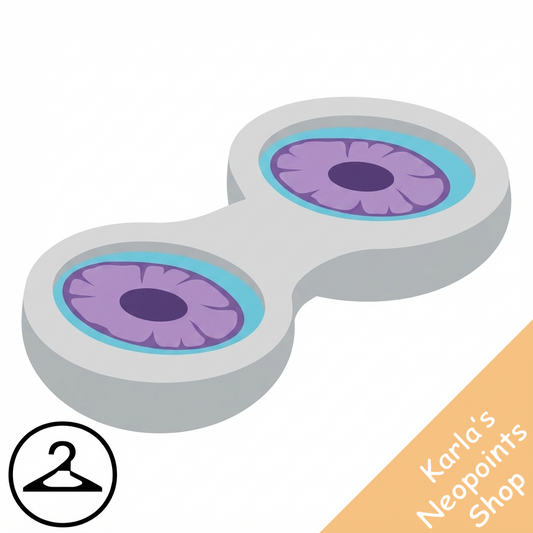 Premium Collectible: Silver Swirl Contacts