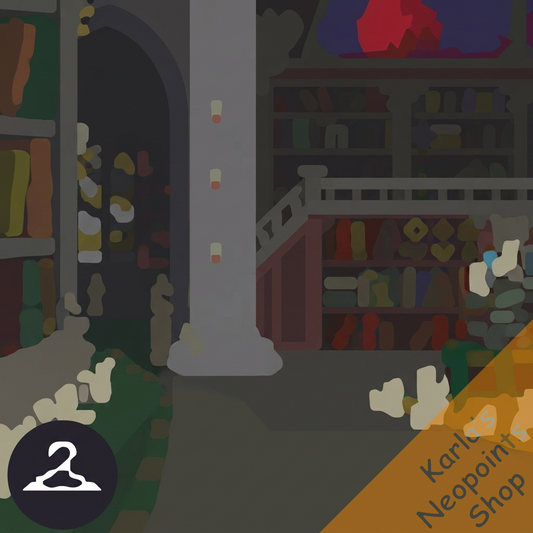 Premium Collectible: Spooky Brightvale Library Background