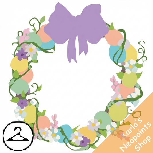 Premium Collectible: Pastel Negg Wreath