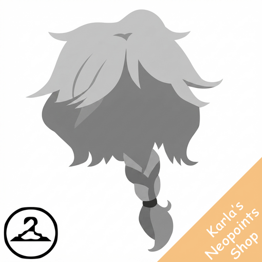 MME31-S4b: Grey Side Braid Wig