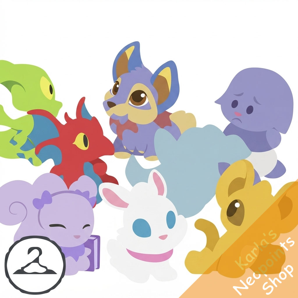 Baby Neopet Plushie Foreground
