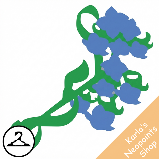 Enamel Flower Staff