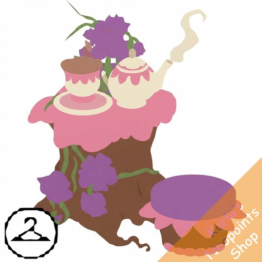 Tree Stump Tea Party