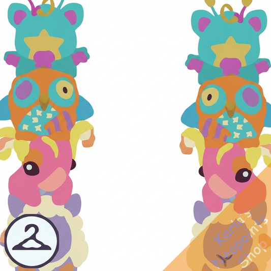 Patchwork Totem Poles