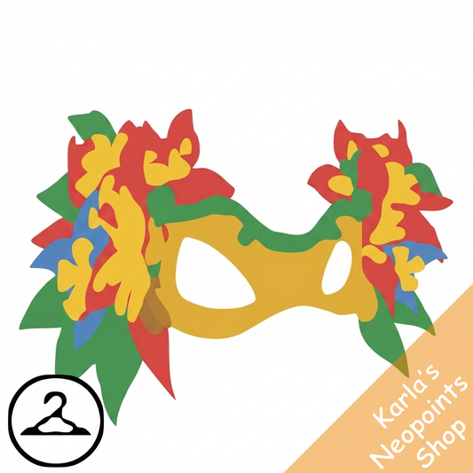 Tropical Flower Mask