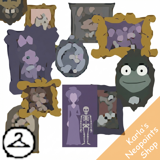 Haunted Floating Picture Frames Garland
