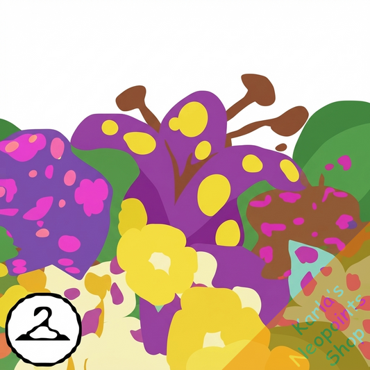 Polka Dot Flowers Foreground