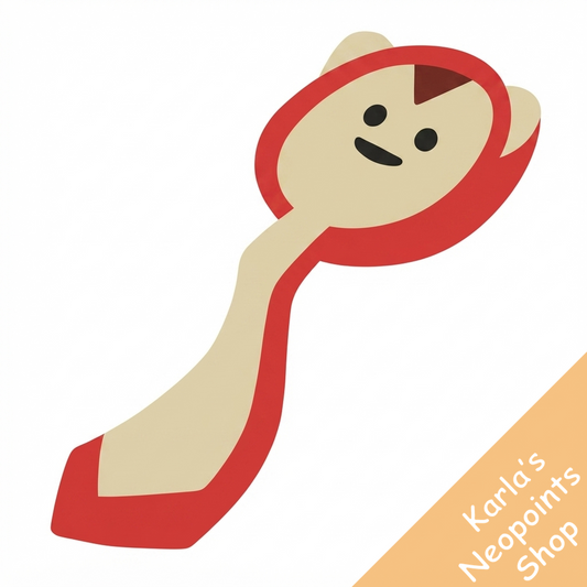Red Meerca Spoon