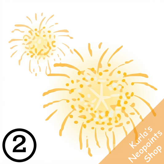 New Years Fireworks and Sparkles Trinket