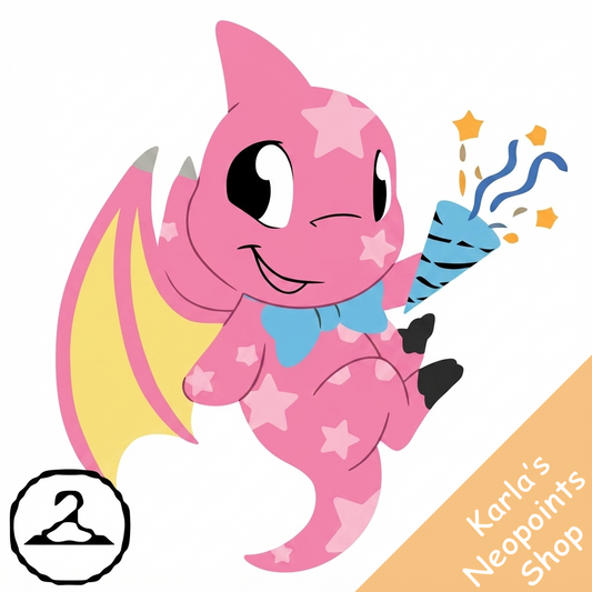 Prismatic Pink: Celebratory Anniversary Shoyru