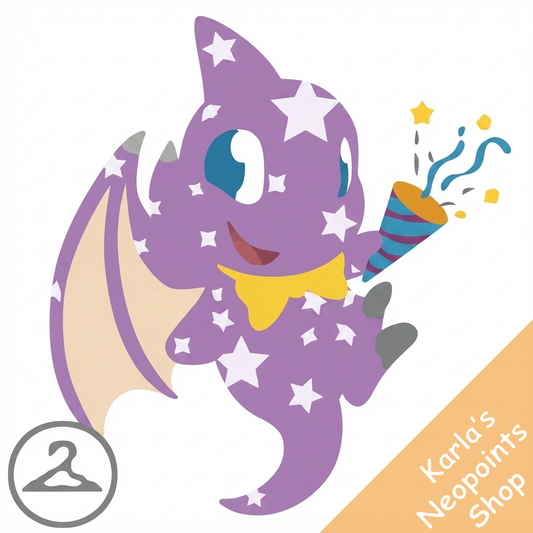 Prismatic Purple: Celebratory Anniversary Shoyru