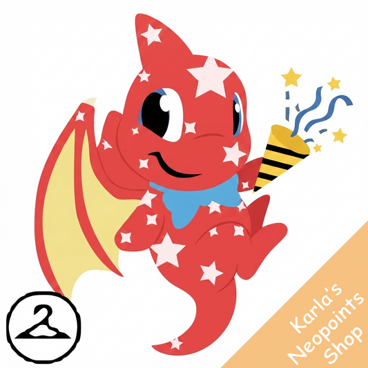 Prismatic Red: Celebratory Anniversary Shoyru