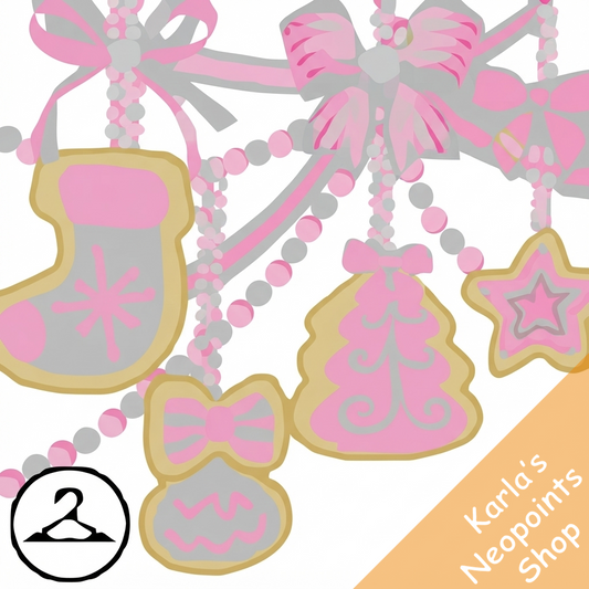 Sugar Icing Holiday Cookies Garland