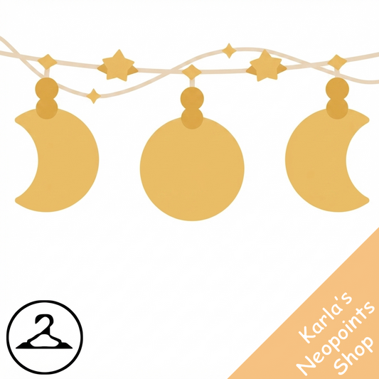 Moon Phases Garland