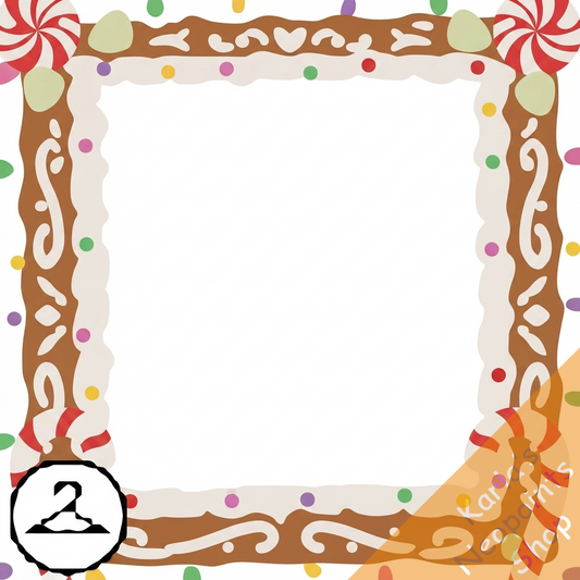 Gingerbread Cookie Frame