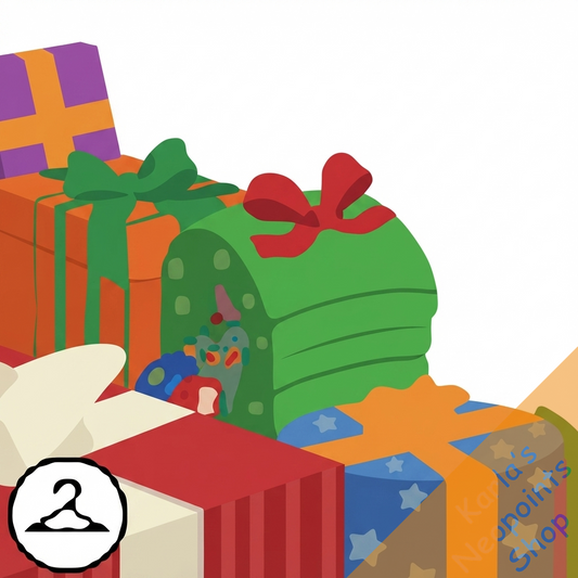 Hidden Christmas Cofferling Amongst Presents Foreground