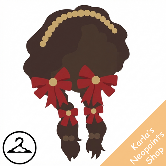 Holiday Hair Bow Wig