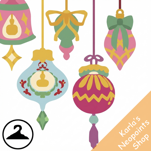 Whimsical Ornaments Foreground