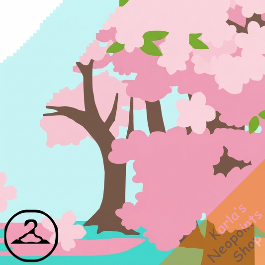 Pink Forest Background
