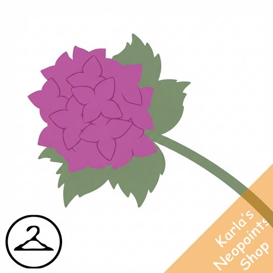 Gnorbu Hydrangea Flower Mouth-held