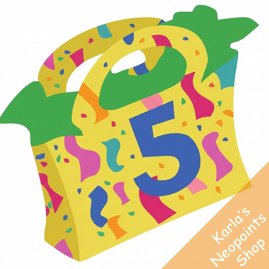 Neopets 5th Birthday Goodie Bag