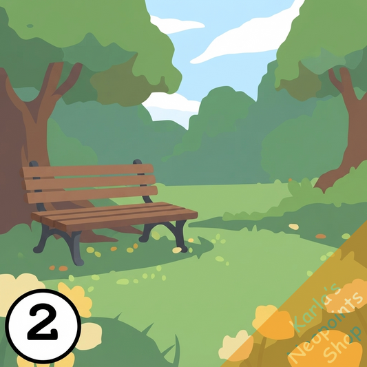 Lush Greenery Park Background