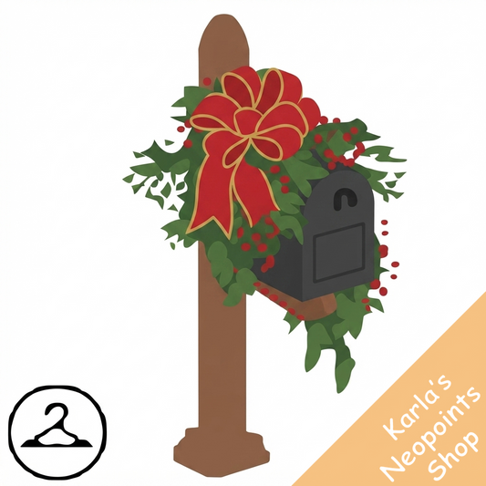 Iron Holiday Mailbox