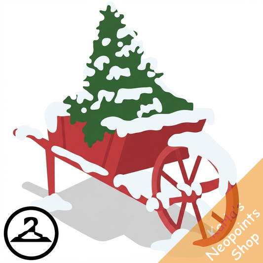 Tree in a Wheelbarrow Trinket