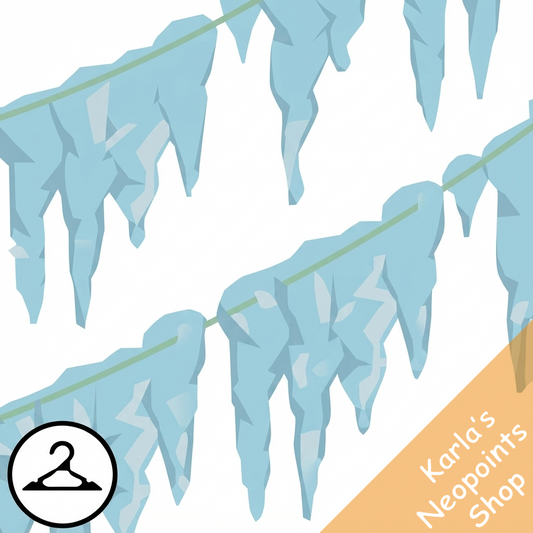 Shiny Icicle String Lights