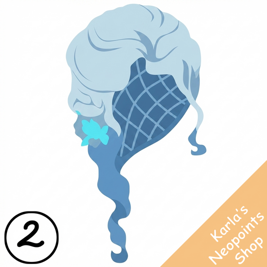 Silver Braid Winter Updo Wig