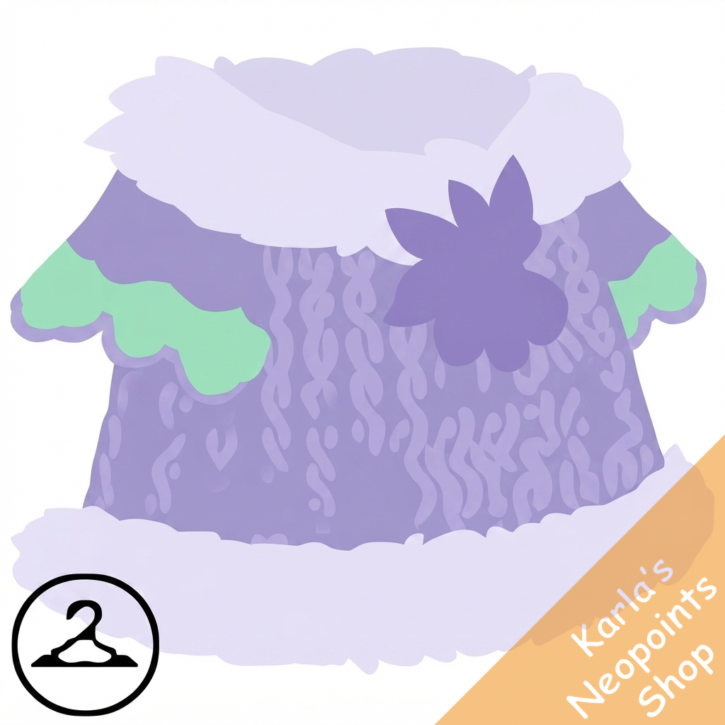 Cute Lavender Fluffy Sweater