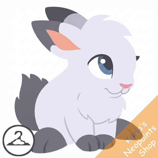 Sitting Snowbunny Friend