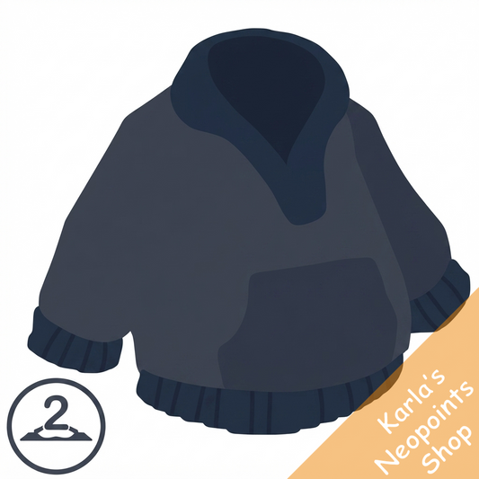 Slate Blue Toggle Sweater