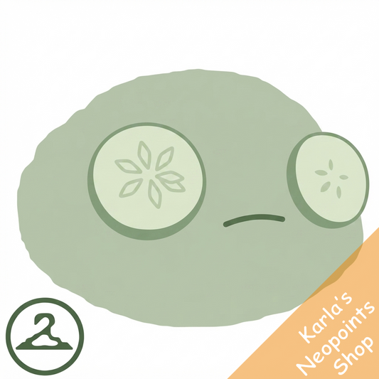 Face Mask with Cucumbers