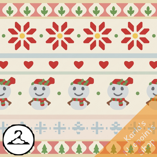 Pixelated Winter Knitted Background