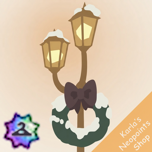Holiday Lamp Post Background Item