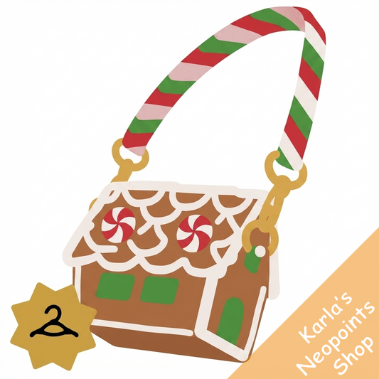 Gingerbread Home Purse