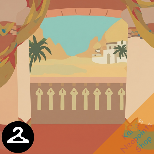 MiniMME22-B: Lost Desert Royal Palace Background