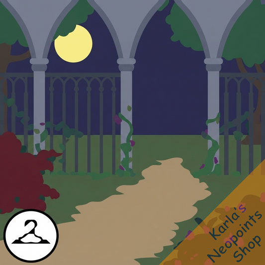 Gothic Garden Background