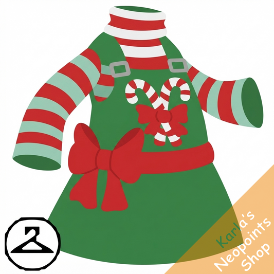 Holiday Striped Dress