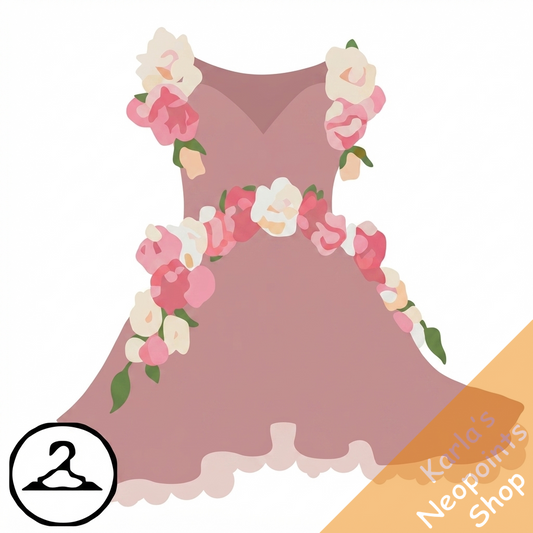Baby Vintage Mauve Valentine Gown