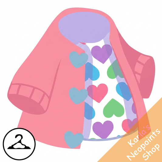 Metallic Heart Shirt and Cardigan