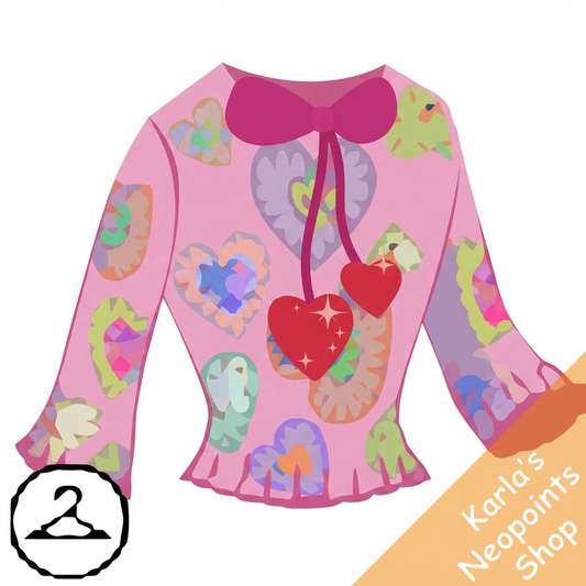 Embroidered Heart Sweater