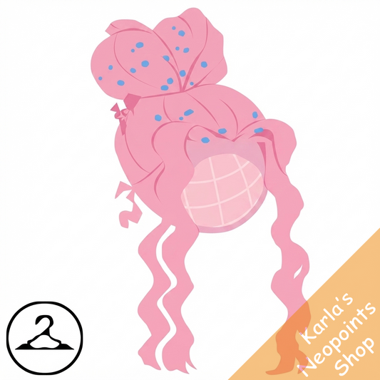 Maraquan Pink Heart Bun Wig
