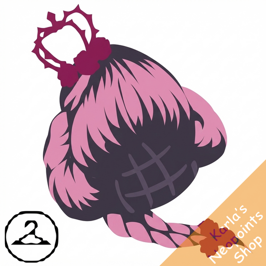 Pink Valentine Crown Wig