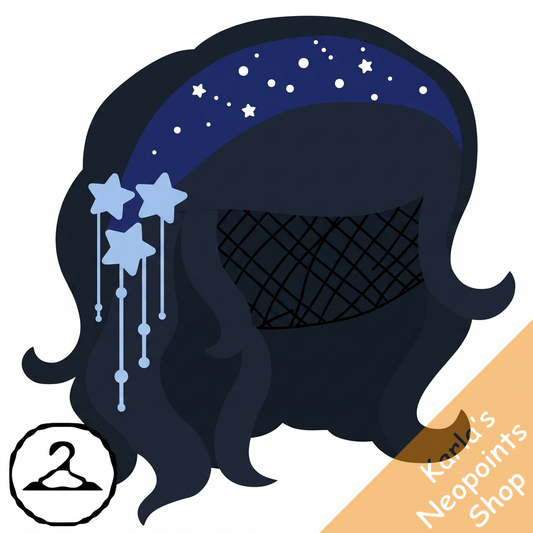 Starry Night Sky Wig