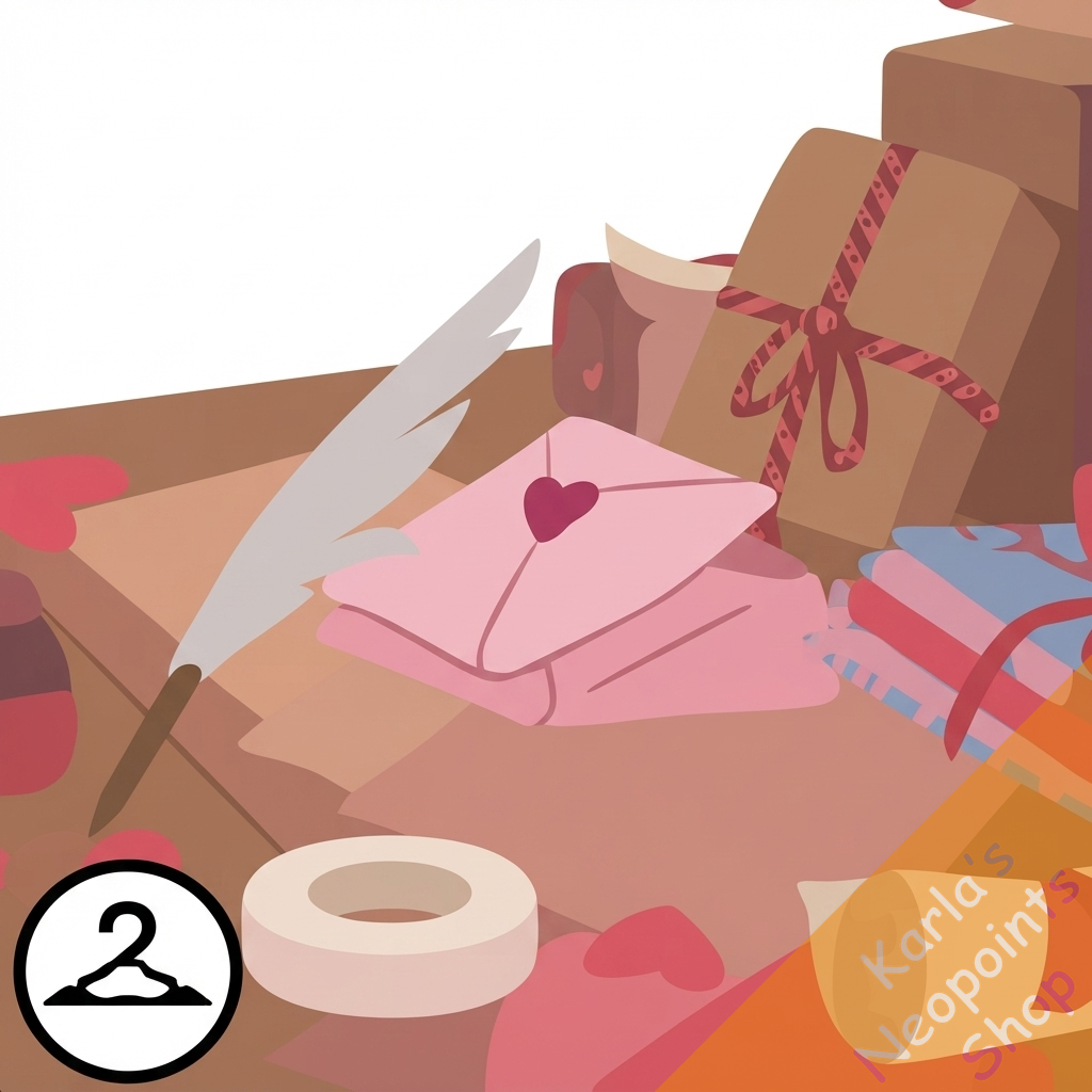 Valentines Stationery Foreground